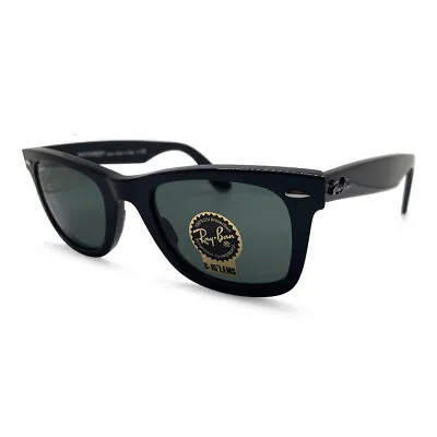 Ray-Ban Wayfarer Sunglasses RB2140 Classic Black / Green 50mm • $49.97