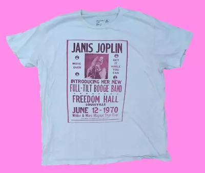 Concert / Band T-Shirt - JANIS JOPLIN Freedom Hall Louisville 1970 - XL • $12.99