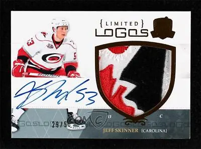 2010-11 Upper Deck The Cup Limited Logos /50 Jeff Skinner #LL-SK Rookie Auto RC • $231.10