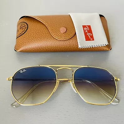 Ray-Ban Rb3648m The Marshal Gold/Blue-Gradient. • $45