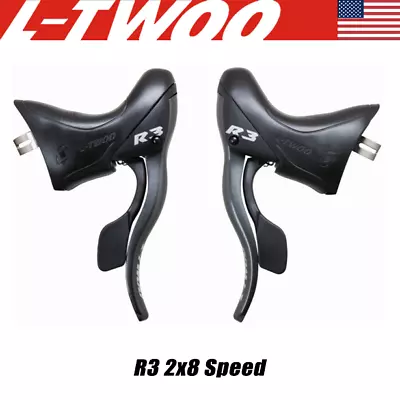 LTWOO R3 2x8 Speed Road Bike Shifter Lever Compatible Fit Shimano US Stock • $56.99