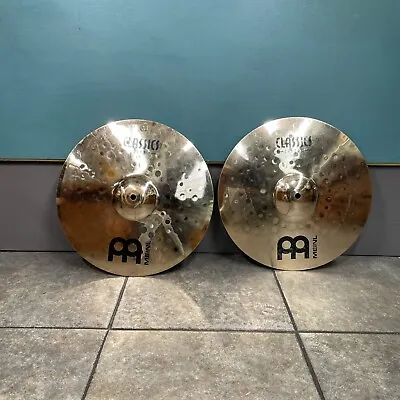 Meinl 14  Classics Custom Medium Hi-Hat Cymbals (Pair) • $169