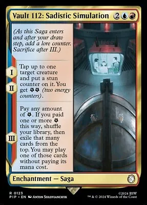 X1 Vault 112: Sadistic Simulation R MTG Universes Beyond: Fallout M/NM English • $1.20