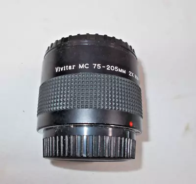 Vivitar MC 75-205mm 2X Matched Multiplier Lens For P/K • $12