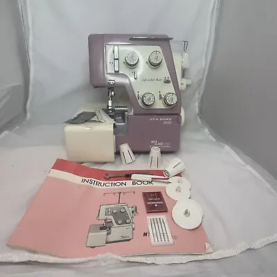 Janome New Home My Lock Model 234D Serger Vtg Sewing Machine Manual Parts • $169