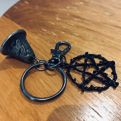 CELTIC  HARE  Witch Protection BELLS  KEYRING • £4.99