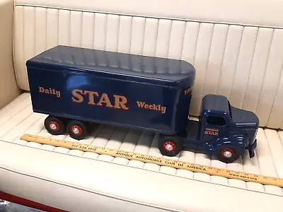 1957 MINNITOY - Toronto STAR Daily Weekly - Transport Truck Toy Restored • $1010.50