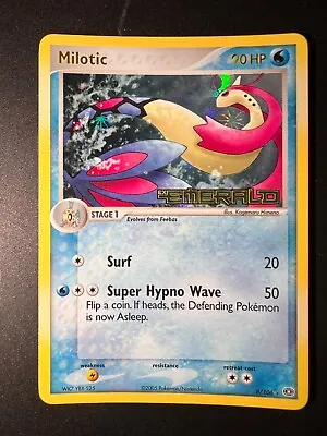 Milotic Ex Emerald Reverse Holo Stamped Pokemon 2005 NM • $37