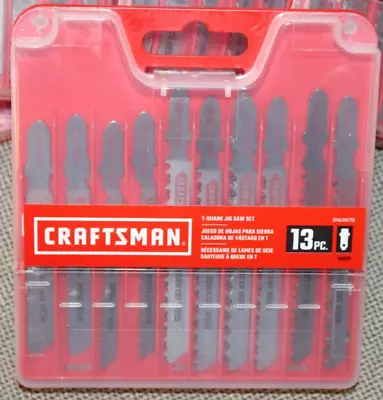 Lot Of 3 New Craftsman T-Shank Jig Saw Sets 13 Piece (36 Pieces Overall) - BNIP • $11.96