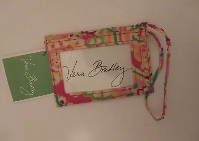 NWT Vera Bradley Retired Capri Melon Pinks Luggage Tag • $12.99