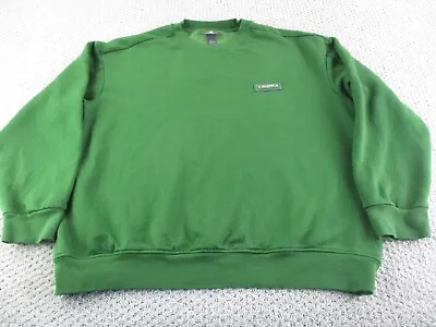 H&M Sweatshirt Mens Large Green Casual Pullover Ae/Uphorie Logo Crew Neck Adult • $16.05