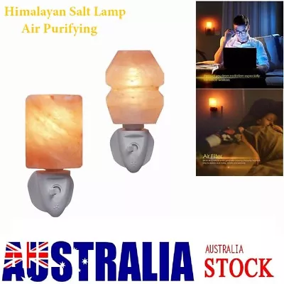 Himalayan Salt Lamp Natural Crystal Night Light Rock Wall Mounted Lamp AU • $23.52