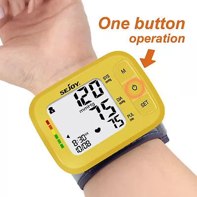 SEJOY Digital Blood Pressure Monitor Heart Rate Monitor Automatic BP Machine • $20.90
