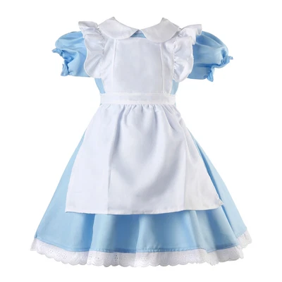 £28.79 • Buy Girl Kids Alice In Wonderland Costume Cosplay Book Week Party Dance Fancy Dress