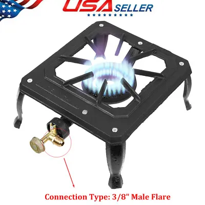 Portable Propane Cooker Single Burner Gas Outdoor Camping Stove Stand BBQ Grill • $28