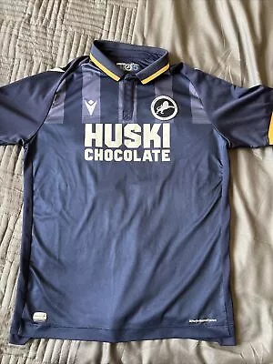 2021-2022 Millwall Home Shirt Youth XL Macron 17 SAVILLE • £19.99