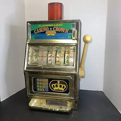Vintage Waco  Casino Crown  Novelty Slot Machine 25 Cent Coin Works • $84.99