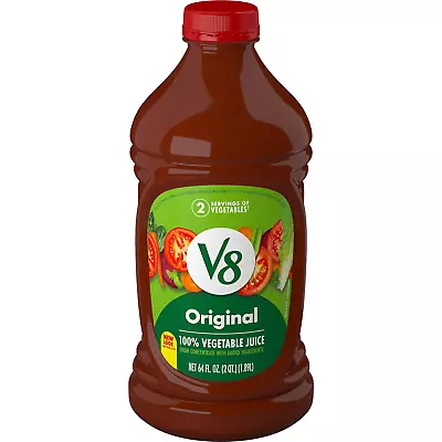 V8 Original 100% Vegetable Juice 64 Fl Oz Bottle • $6.40