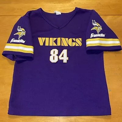 Minnesota Vikings Randy Moss #84 Youth Football Jersey Size Medium Made In USA • $14.90