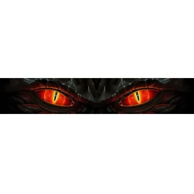 1X Sticker Rear Windshield Sunshade Banner Decal Vinyl Dragon Eye Graphics New • $14.34