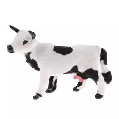 Cow Statue Indoor And Outdoor Garden Ornament Prop Model Figure Hunting • £6.14