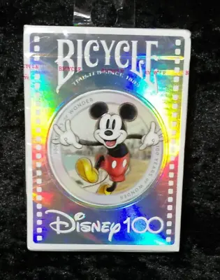 Disney/Pixar-Disney 100 Bicycle Playing Cards (New Sealed) • $15.99