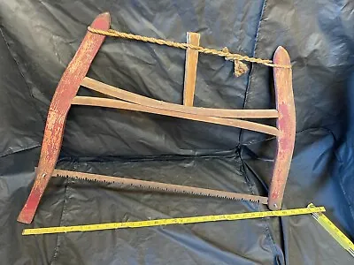 Wood Buck Cross Cut Bow Hand Saw Vintage Antique • $30