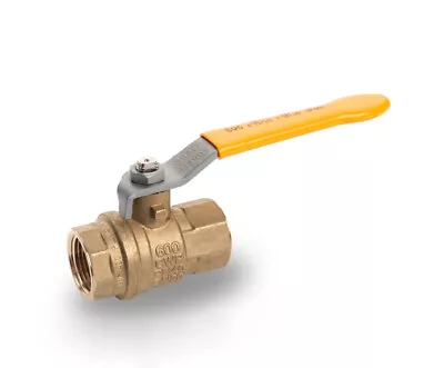 1/4  NPT 250psi Propane Natural Gas Liquid Vapor Brass Ball Valve LPG Lockoff LP • $14.99