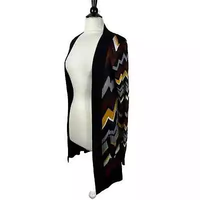 Missoni For Target Classic Chevron Striped Open Front Long Line Cardigan Sz XS • $45