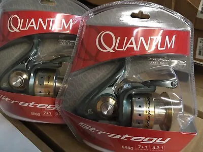 Lot Of 2 Quantum Strategy SR60 Fishing Reels Saltwater Pier And Inshore • $68.25
