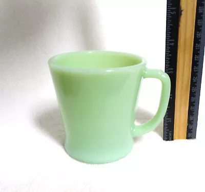 Jadeite Fire King D Handle Coffee Cup A Classic Coffee Cup  Jadeite Oven Proof • $19.99