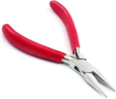 Pliers Chain Nose 5  Smooth Jaws Jewelry Making Wire Work Slimline Snipe Nose • £7.55