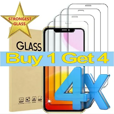For Samsung Galaxy A05s A15 A25 A34 A54 5G Tempered Glass Screen Protector Cover • £1.98