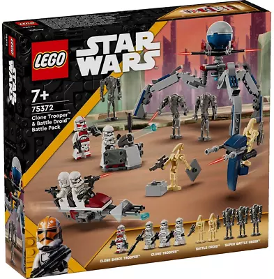LEGO® Star Wars™ 75372 Clone Trooper™ & Battle Droid™ Battle Pack • $44.99