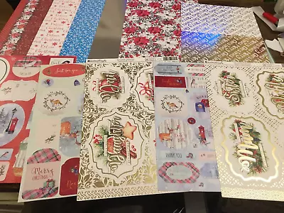 Red Robin/Kanban Christmas Card Making Kit Die Cut Sheets Card RefK3332 • £4.99