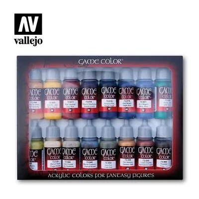 Vallejo 72298 - Game Color Advanced Acrylic Model Paint Set Set (16x17ml) • £28.50