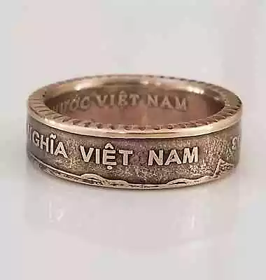 Vietnamese Coin Ring | Vietnam Coin Ring | Hand Made | Vietnamese Jewelry | Uniq • $54.50