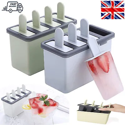 Ice Lolly Popsicle Mould Maker Sticks Ice Cream Frozen Yoghurt Dessert Pack UK • £0.99