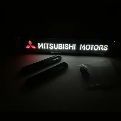 For MITSUBISHI LOGO LED Light  Front Bumper Grille Emblem Luminescent Car Badge • $14.95