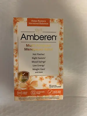 Amberen Advanced Menopause Relief W/ Amber-M Complex Supplement 60 Cap #088 • $16.89