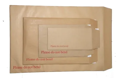 CHEAP Board Backed Envelopes For A3 A4 A5 A6 - C6 C5 C4 C3 In Sizes Brown Colour • £2.49