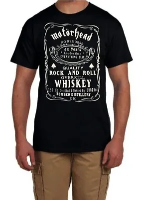 Motorhead No Remorse (Overkill Whiskey) Black T Shirt • $11.99