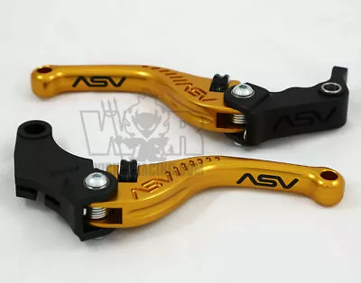 Honda CBR1000RR 2004 05 06 07 ASV F3 Lever Set Clutch & Brake Gold Short • $220