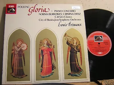 EMI ASD 3299 Poulenc Gloria Piano Concerto Burrowes Ortiz 1976 Quad NM • $5.99