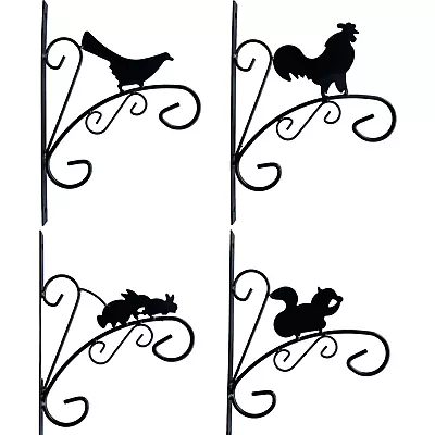 Animal Hanging Basket Brackets Metal Wall Mounted Hanging Trailing Plant Support • £4.45