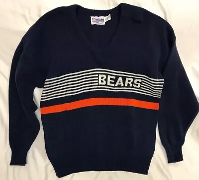 Vintage Chicago Bears Cliff Engle Pro Line Sweater 80s 90s Mike Ditka Shirt L • $99.99