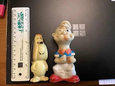 Vintage Combex Popeye And Droopy Dog Toothbrush Holders 1960’s • $33