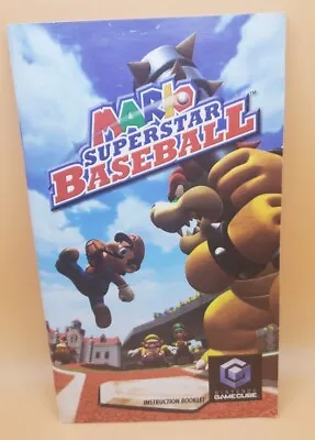 Mario Superstar Baseball (Nintendo GameCube 2005) Manual Only NO GAME • $12.75