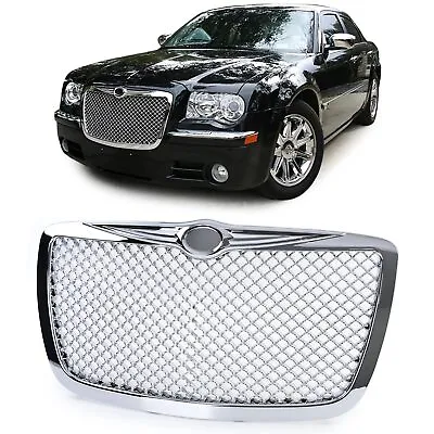 For Chrysler 300C Since 2004-2011 Grille Sports Grill Honeycomb Grille IN Chrome • $284.39