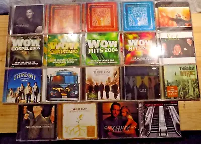 Contemporary CHRISTIAN MUSIC 18 CDs THIRD EYE  Michael W Smith WOW & More • $18